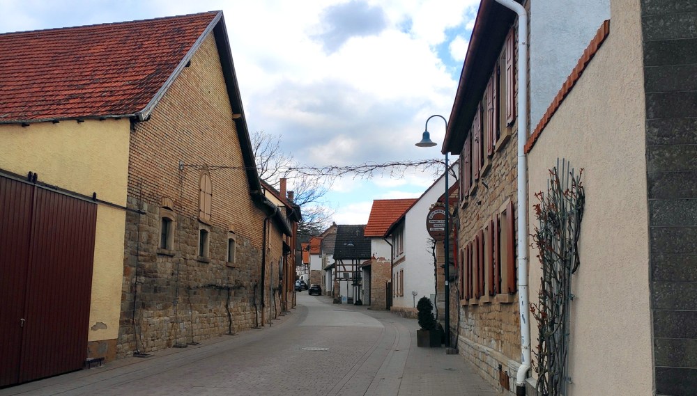 Picturesque streets of Rommersheim village center